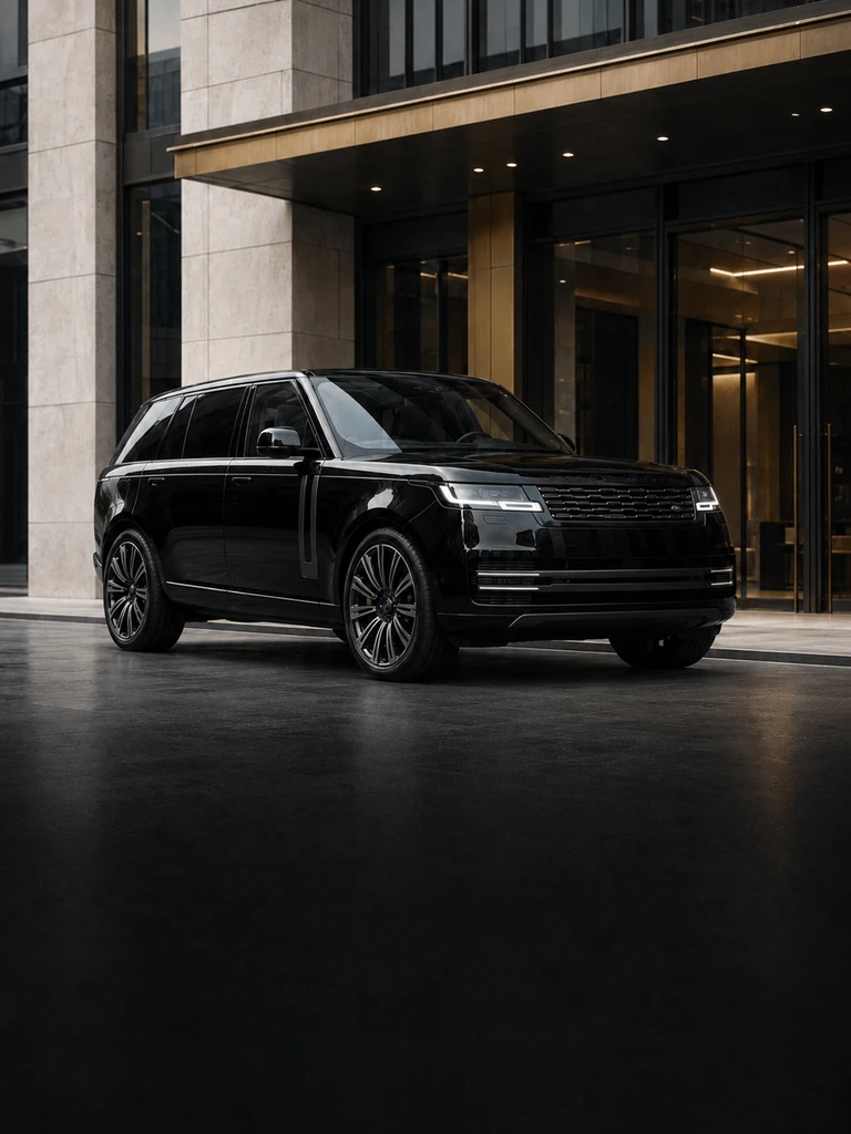 Чёрный Range Rover Autobiography