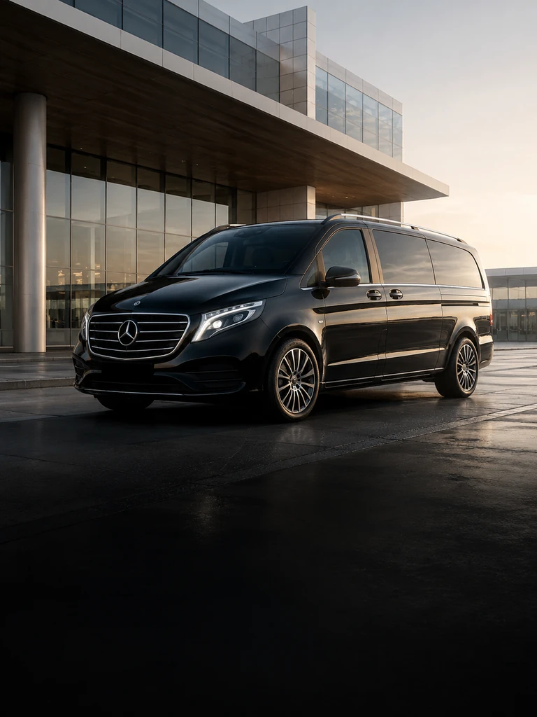 Чёрный Mercedes-Benz V-Класс